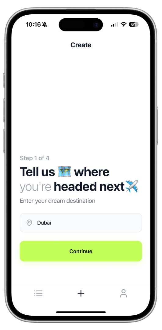 Create New Trip